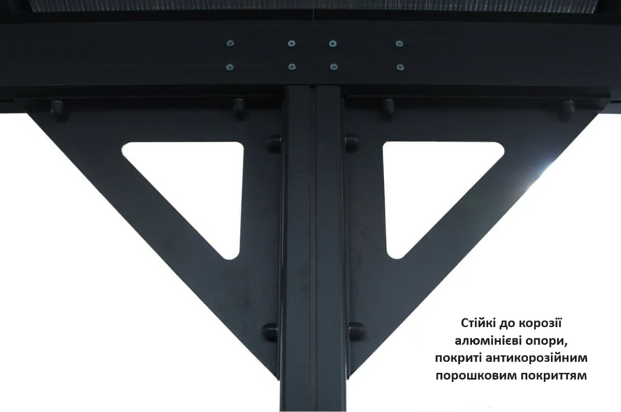 Терасна пергола HardMaster NEVADA 5,8х3м Cold Grey 005453 005453 фото