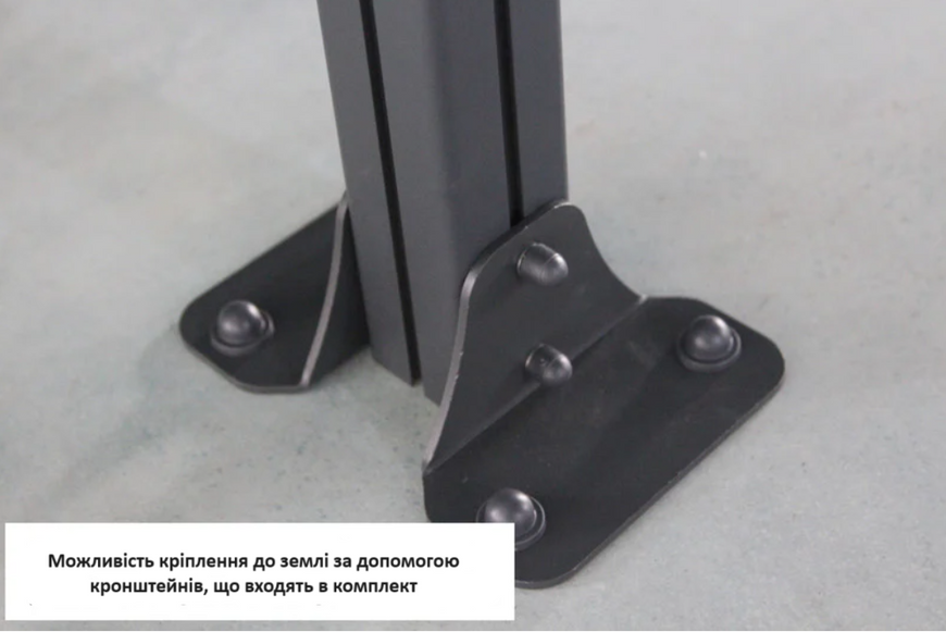 Терасна пергола HardMaster NEVADA 5,8х3м Cold Grey 005453 005453 фото