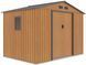 Металевий будиночок HardMaster Hudson 9x6 Oak Grey 004096 004096 фото
