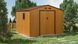 Металевий сарай для інструментів HardMaister Hudson 9x8 (277x255 см) Oak Brown &mdash; Садовий будиночок, хозблок коричневий 003814 003814 фото 2