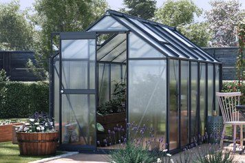 Теплица поликарбонатная 183x361 см Cultivo 007432 черная 007432 фото