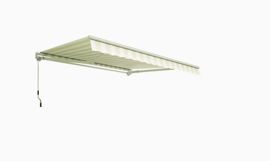Террасный тент (ручной) маркиза Focus Garden Classiс 400х300 Белый/Бежевый 004456 004456 фото