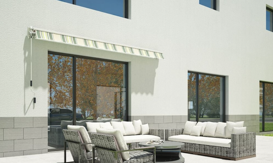 Террасный тент, ручной маркиза Focus Garden Classiс 400х300 мультиколор 004457 004457 фото
