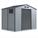 Металевий сарай для інструментів HardMaister MONTREAL 9x6 (277x195 см) Light Grey &mdash; Садовий будиночок, хозблок світло-сірий 003104 003104 фото 1