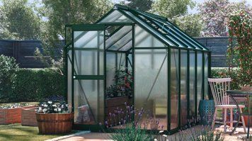 Теплица поликарбонатная 183x303 см Cultivo 007430 темно-зеленая 007430 фото