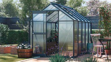 Теплица поликарбонатная 183x303 см Cultivo 007429 черная 007429 фото