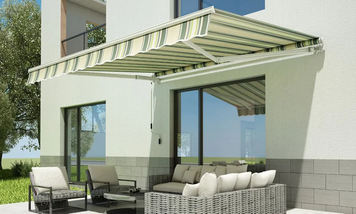 Терасний тент, ручний маркіза Focus Garden Classic 300x250 мультиколір 004450 004450 фото