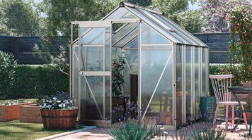 Теплица поликарбонатная 183x245 см Cultivo 007428 хром 007428 фото